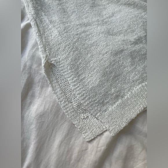 Theory white sweater tunic vest size S/P - Picture 6 of 7
